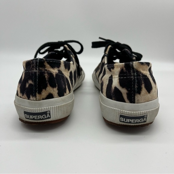 SUPERGA Velvet Leopard Platform Sneaker 36 - Picture 9 of 9